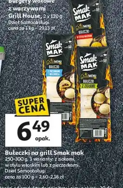 Auchan Bułeczki z ziołami na gril Smak mak oferta