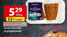 Auchan Łosoś kawałki w przyprawach Paula fish oferta