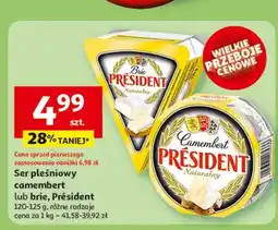 Auchan Ser naturalny President brie oferta