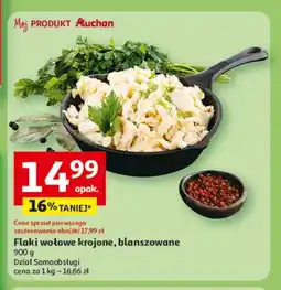 Auchan Flaki wołowe krojone Auchan oferta