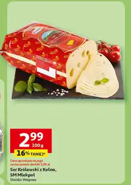 Auchan Ser królewski z kolna Mlekpol oferta