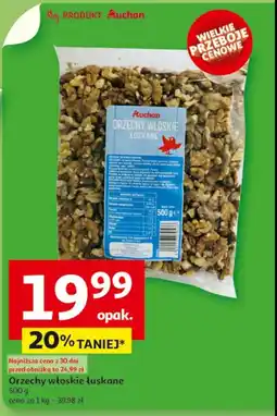Auchan Orzechy włoskie łuskane Auchan oferta