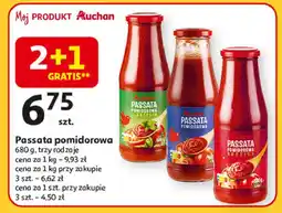 Auchan Passata pomidorowa rustica Auchan różnorodne (logo czerwone) oferta