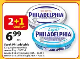 Auchan Serek kanapkowy śmietankowy light Philadelphia oferta