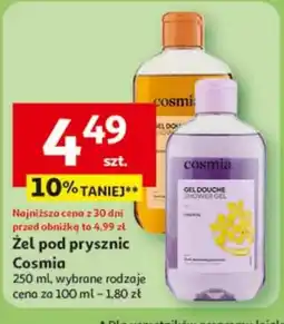 Auchan Żel pod prysznic Cosmia oferta