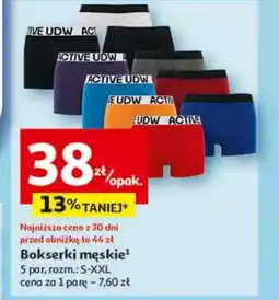 Auchan Bokserki męskie oferta
