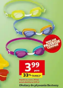 Auchan Okulary do pływania Bestway oferta