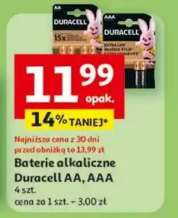 Auchan Baterie Duracell oferta