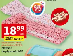Auchan Materac do pływania One Two Fun oferta