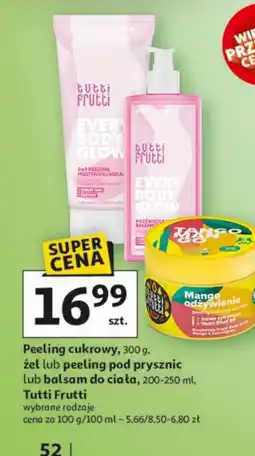 Auchan Cukrowy peeling Tutti Frutti oferta