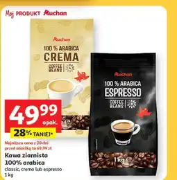 Auchan Kawa ziarnista Auchan oferta