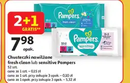 Auchan Chusteczki nawilżane Pampers oferta