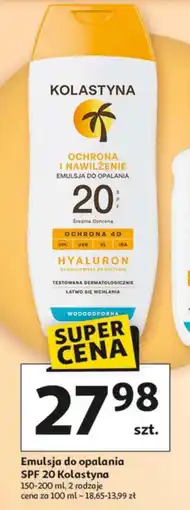 Auchan Emulsja do opalania Kolastyna oferta