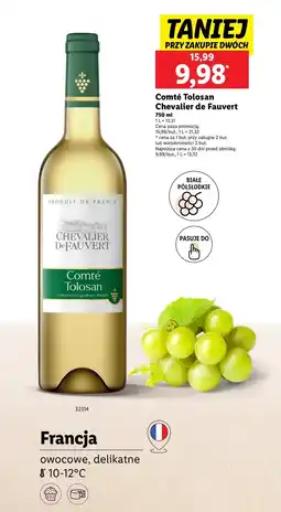 Lidl Wino Comte Tolosan oferta
