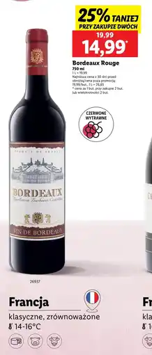 Lidl Wino wytrawne E oferta