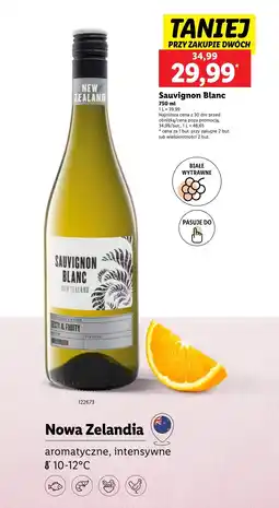 Lidl Wino wytrawne Blanc oferta