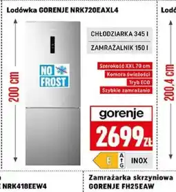 Neopunkt Lodówka Gorenje NRK720EAXL4 oferta