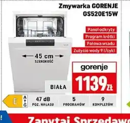 Neopunkt Zmywarka Gorenje GS520E15W oferta