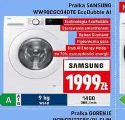 Neopunkt Pralka Samsung WW90CGC04DTE EcoBubble AI oferta