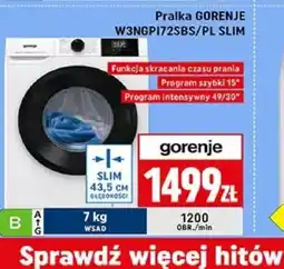 Neopunkt Pralka Gorenje W3NGPI72SBS/PL Slim oferta