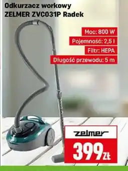 Neopunkt Odkurzacz workowy Zelmer ZVC031P Radek oferta