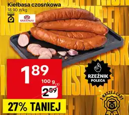 Delikatesy Centrum Kiełbasa czosnkowa oferta