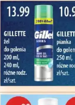 Drogerie Laboo Gillette żel do golenia oferta