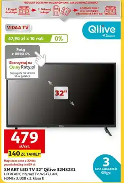 Auchan Telewizor 32'' 32hs231 Qilive oferta