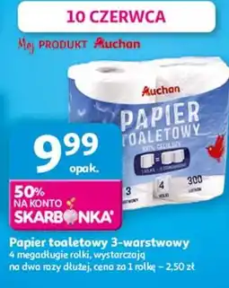 Auchan Papier toaletowy Auchan oferta