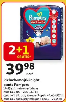 Auchan Pieluszki dla dzieci 6 Pampers Night Pants oferta