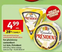 Auchan Ser brie naturalny President oferta