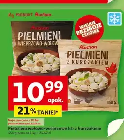 Auchan Piemieni z kurczakiem Auchan Różnorodne (Logo Czerwone) oferta