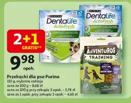 Auchan Przysmak dla psów training Purina Adventuros oferta