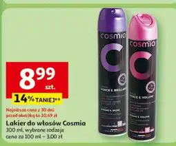 Auchan Lakier do włosów siła i połysk Cosmia oferta