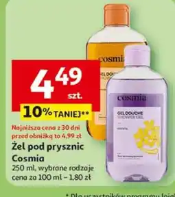 Auchan Żel pod prysznic caramel Cosmia oferta