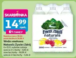 Auchan Woda z nutą maliny i cytryny Żywiec Zdrój Naturals oferta