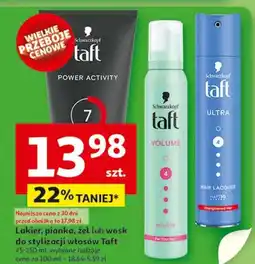 Auchan Lakier do włosów Taft Ultra oferta