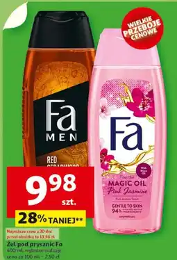 Auchan Żel pod prysznic pink jasmine Fa Magic Oil oferta