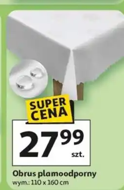 Auchan Obrus plamoodporny 110 x 160 cm oferta
