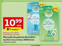 Auchan Maszynka do golenia sensitive Wilkinson My Intuition Comfort oferta