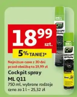 Auchan Spray do kokpitu black Q11 oferta