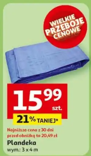 Auchan Plandeka 3 x 4 m oferta
