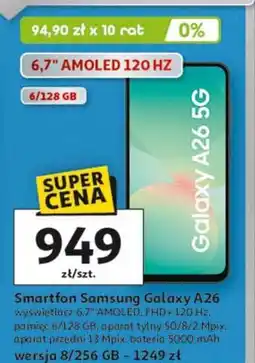 Auchan Smartfon a26 8/256 gb Samsung Galaxy oferta