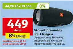 Auchan Głośnik charge 4 czarny Jbl oferta