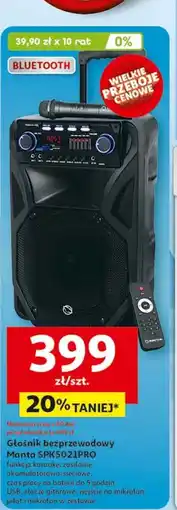 Auchan Głośnik spk5021 Manta oferta