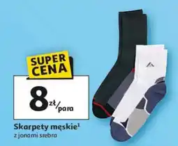 Auchan Skarpety męskie z jonami srebra oferta