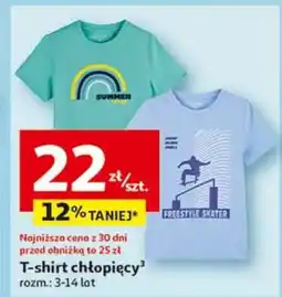 Auchan T-shirt chłopięcy 3-14 lat oferta