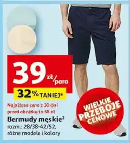 Auchan Bermudy męskie 28/38-42/52 Inextenso By Auchan oferta