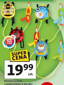Auchan Pistolet na wodę One Two Fun oferta