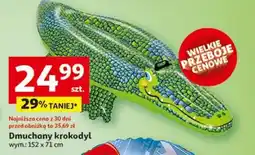 Auchan Krokodyl dmuchany 152 x 71 cm Bestway oferta